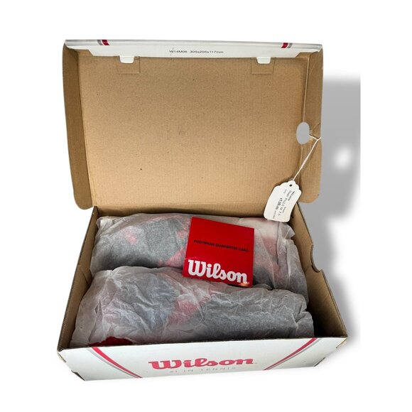 Wilson Rush Pro 2.0 Mens Tennis Shoes Size 7.5 Red White Black New - Picture 8 of 9